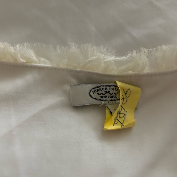 Mirror Palais Cream Textured Blouse - Picture 3 of 6